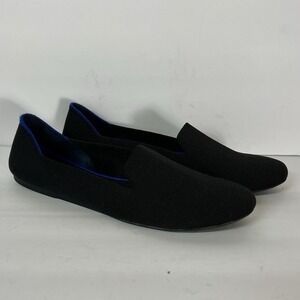 Rothys Shoes Womens Size 13 Black Knit Loafer Slip On Flat Comfort Flexible Fit‎